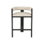 Black ELM Barstool - Light Beige