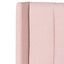 Fabric King Bed - Blush Pink with Storage