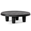 100cm Round Coffee Table - Black