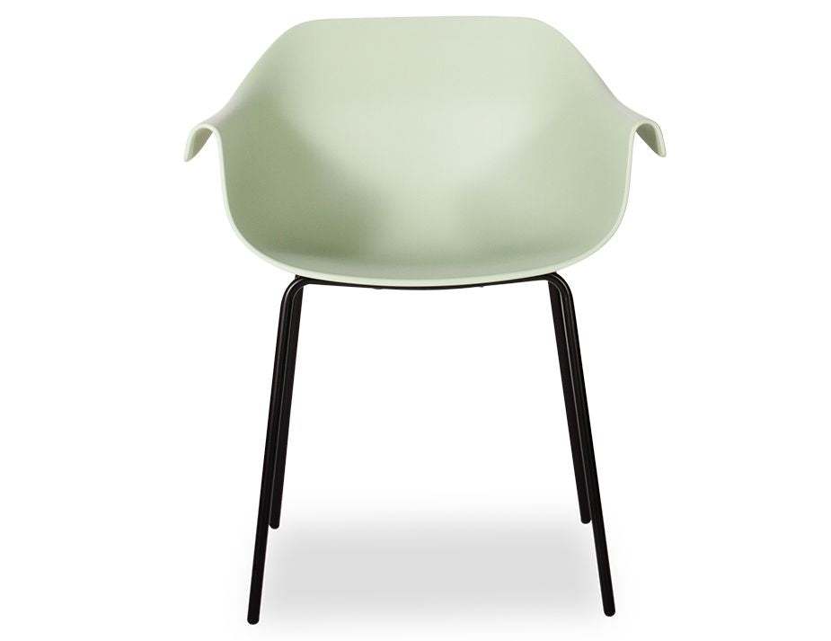 Crane Chair - Black Post - Mint Shell