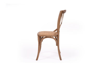 Cross Back Chair - Natural Oak