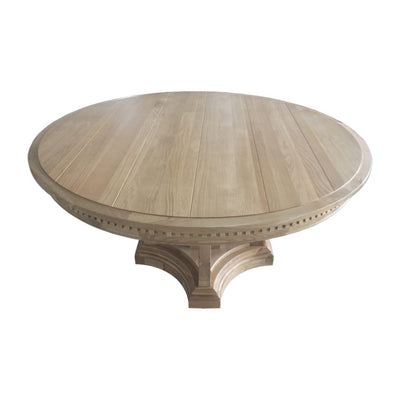 St. James Round Dining Table Natural Oak