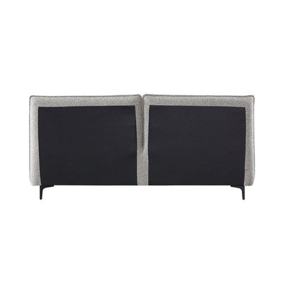 Fabric Queen Bed Frame - Sand Boucle