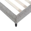 Fabric Queen Bed Frame - Sand Boucle