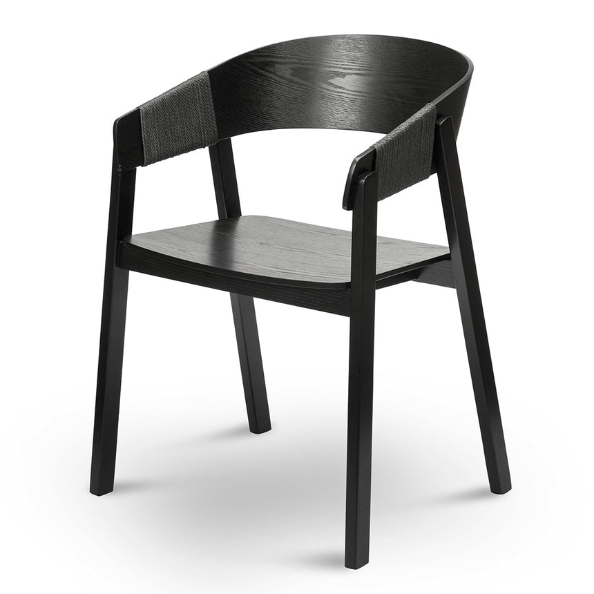 Dining Chair - Full Black (Set of 2)