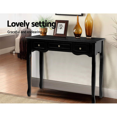 Artiss Hallway Console Table Black