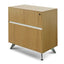 2 Drawer Lateral Filing Cabinet - Natural