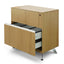 2 Drawer Lateral Filing Cabinet - Natural