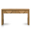 140cm Console Table with Drawers - Dusty Oak