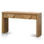 140cm Console Table with Drawers - Dusty Oak