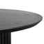 2.8m Wooden Dining Table - Black