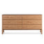 6 Drawers Wooden Chest - Natural
