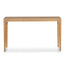 1.4m Oak Console Table - Natural