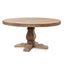 1.6m Round Dining Table - Natural Top - Natural Base