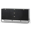 1.75m Wooden Sideboard - Black