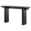 1.4m Oak Console Table - Black