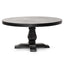 1.6m Round Dining Table - Full Black