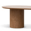 2.8m Wooden Dining Table - Natural