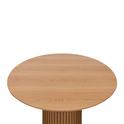 1.5m Wooden Round Dining Table - Natural