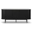 1.7m Oak Sideboard - Full Black