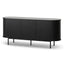 1.7m Oak Sideboard - Full Black