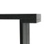 1.3m Console Table - Textured Expresso Black