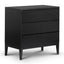 3 Drawers Dresser Unit - Black Oak