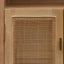 65.5cm Rattan Door Cabinet - Natural