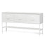 1.8m Console Table - White