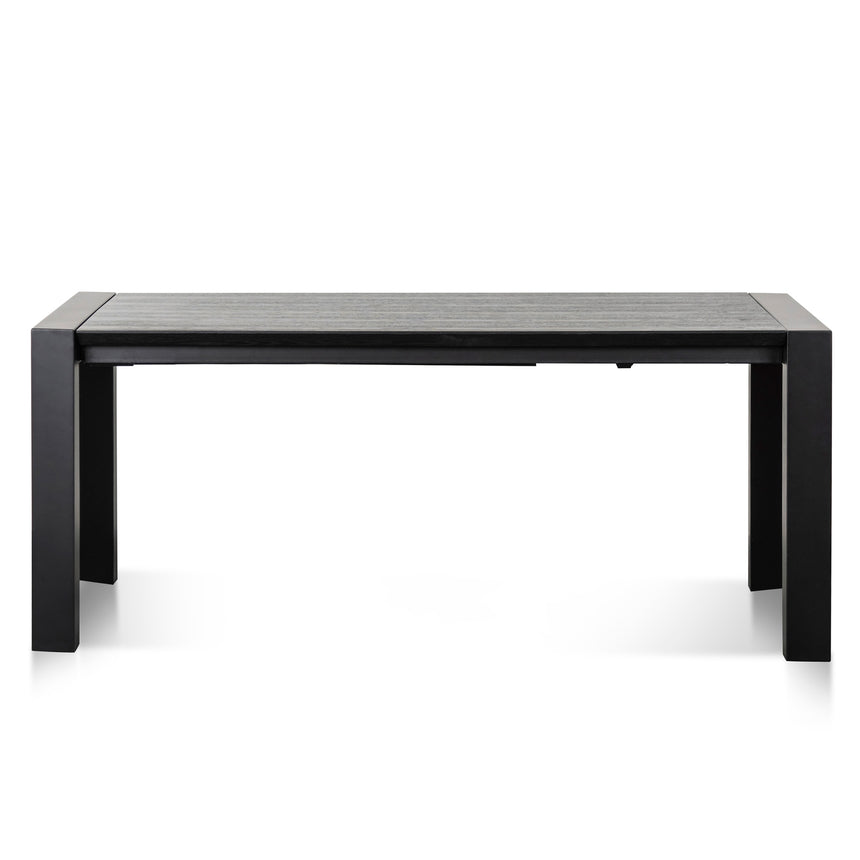 Extendable Wooden Dining Table - Black