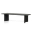 3m Elm Dining Table - Full Black