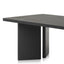 3m Elm Dining Table - Full Black