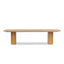 3m Elm Dining Table - Natural