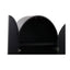 150cm (H) Ash Curve Cabinet - Full Black