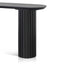 1.4m Console Table - Black Oak