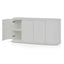 1.6m Veneer Top Buffet Unit - Full White