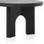 2.8m oval dining table - Black