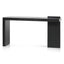 1.6m ELM Console Table - Full Black