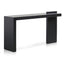 1.6m ELM Console Table - Full Black