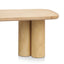 2.4m Elm Dining Table - Light Natural