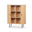 1.18 (H) Wooden Storage Cabinet - Natural