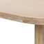 2.8m oval dining table - Natural