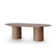 2.4m Oval Dining Table - Natural