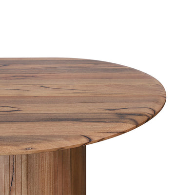 2.4m Oval Dining Table - Natural