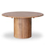 1.35m Round Dining Table - Natural