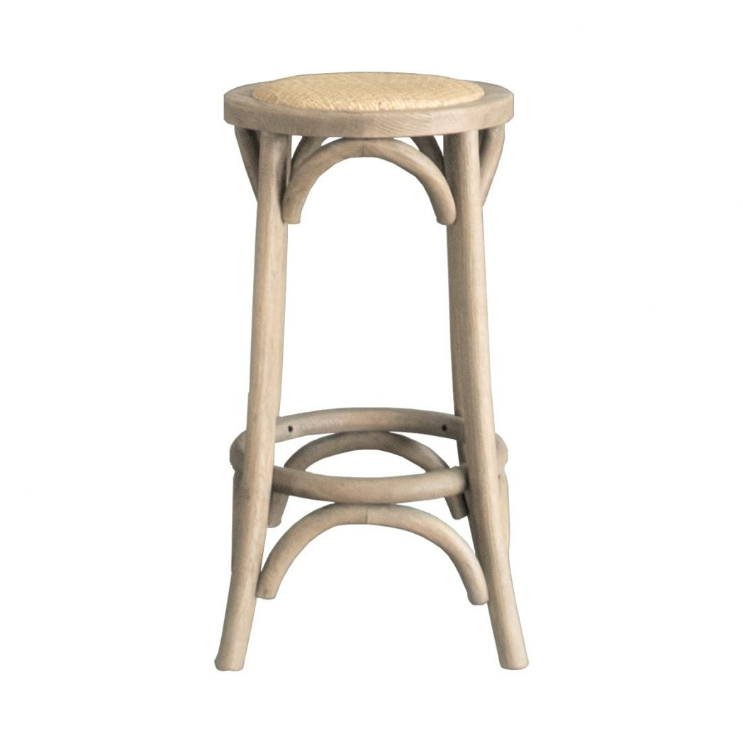 Kasan Kitchen Stool Weathered Oak (No Back)