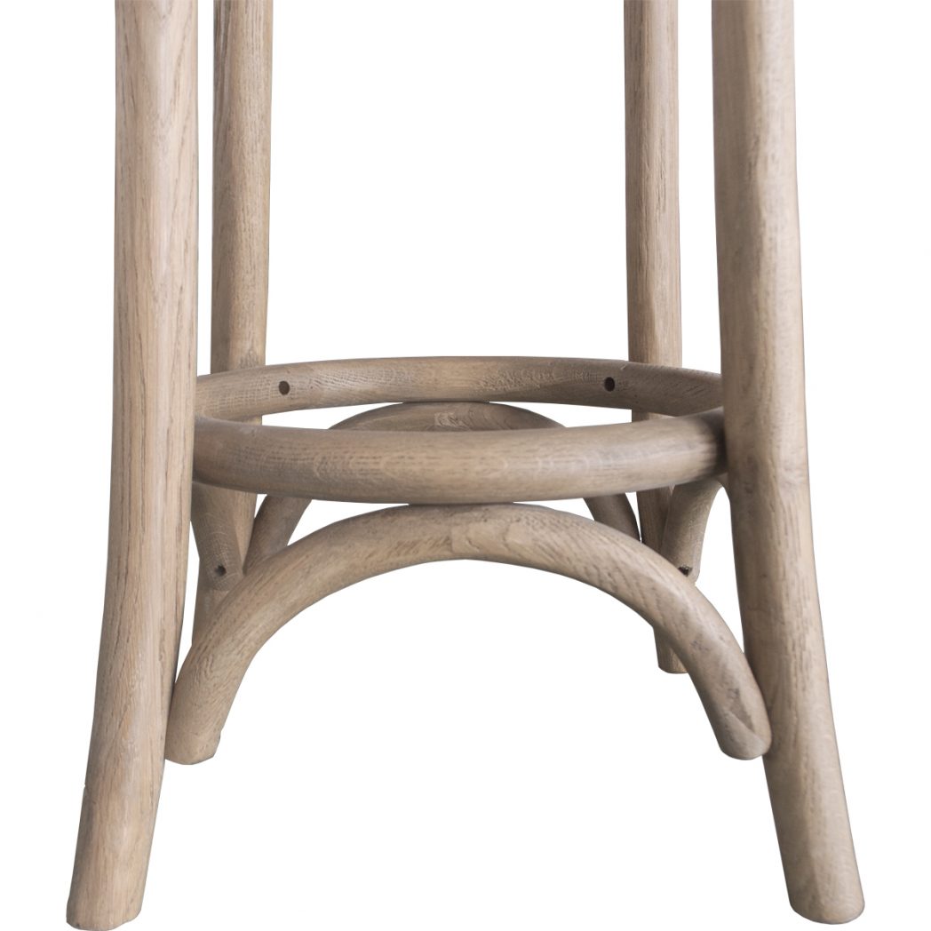 Kasan Kitchen Stool Weathered Oak (No Back)