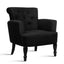 Artiss French Lorraine Chair Retro Wing - Black