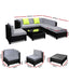 Gardeon 7PC Sofa Set Outdoor Furniture Lounge Setting Wicker Couches Garden Patio Pool