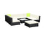 Gardeon 10-Piece Outdoor Sofa Set Wicker Couch Lounge Setting Cover